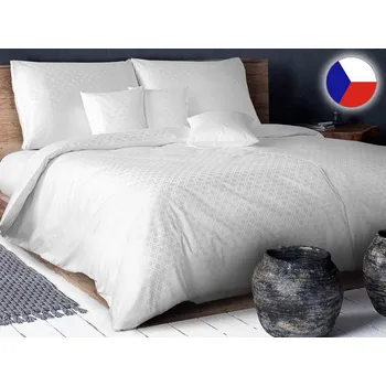 Povlečení Damaškové povlečení EXCELLENT 2x 70x90, 240x220 BESTAR Lilie bílá