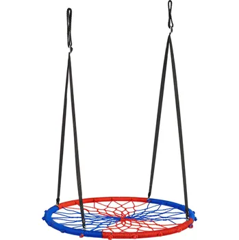 Zahradní houpačka Neo-Sport 1070 Houpačka čapí hnízdo Swingo 95 cm, modro-červená