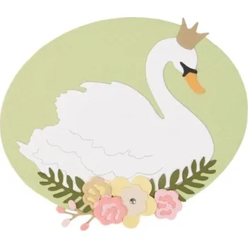 Kancelářská technika Sizzix 662541 Řezací šablona Labuť 4 ks