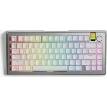 Herní klávesnice GLORIOUS GMMK 3 PRO HE 75% Prebuilt Wireless Silver - US