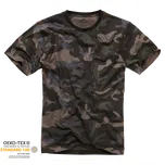 Tričko Brandit tmavá kamufláž - Akce Velikost: 5XL
