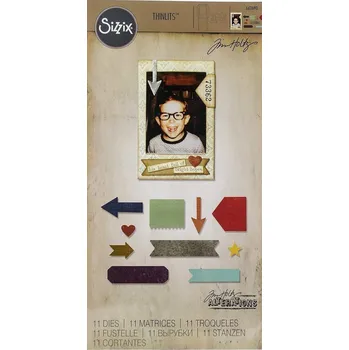 Kancelářská technika Sizzix 662690 Řezací šablona Rámy 11 ks