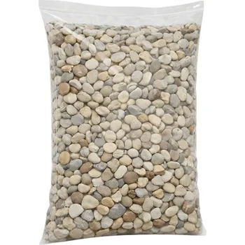 Přírodní kámen Okrasné valouny River 3-6 cm omleté (okrasný kámen 3-6 cm 20kg)