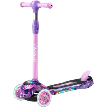 Dětské kolo Ricokids 765013 Tříkolová koloběžka Piko LED, růžovo-fialová