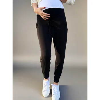 Těhotenské tepláky Cairo 2v1 - černé Velikost: M