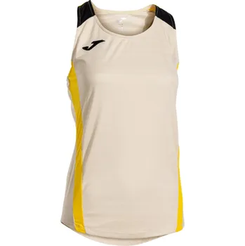 Dámské tílko Joma Montreal Sleeveless Shirt Beige Yellow Oblečení dámské: L