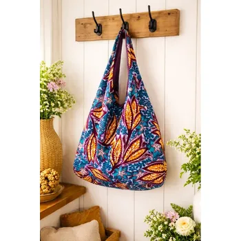 Nákupní taška látková kabelka_Šepot džungle