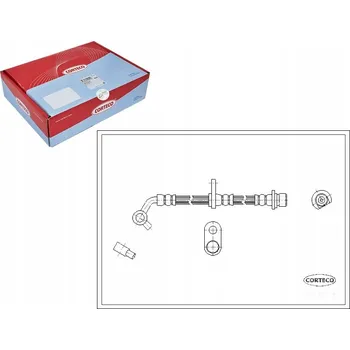 Brzdová hadice BRZDOVÁ HADICE FLEXIBILNÍ HONDA CORTECO