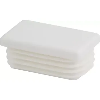 krytka na šroub Zátka obdelníková 30x20 tloušťka 1,0-3,0 bílá