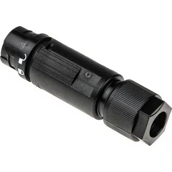 Elektrický konektor Konektor pro osvětlení, řada: RST16i2/3 Konektor Mini barva Černá, Samec Zástrčka, formát pólů: 3, Kabelová montáž s