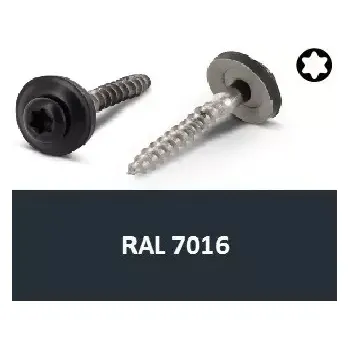 Vrut Vrut s podl. 15mm, nerez A2 4,5x45 Torx RAL7016 (Art.8790)