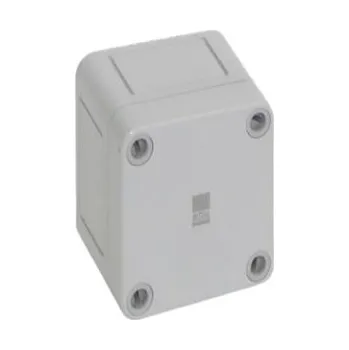 Elektroinstalační krabice Nástěnná krabice, řada: PK IP66 Plast Šedá 57 x 65 x 65mm