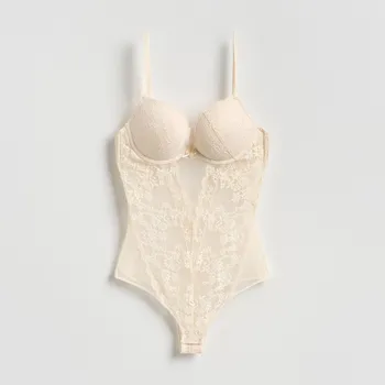 Body Reserved - Krajkové body - krémová - 737HQ-01X - 737HQ-01X-80B