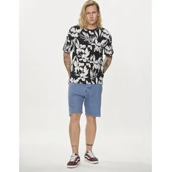 Pánské tričko Jack & Jones T-Shirt Jjejeff 12249329 Černá Relaxed Fit S