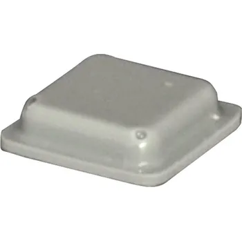 TOOLCRAFT PD2100G podstavná nožka přístrojová samolepicí, čtvercová šedá (d x š x v) 10 x 10 x 2.5 mm 1 ks