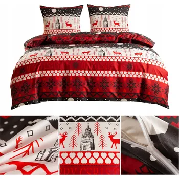 Povlečení Povlečení SVĚTELNÉ 220x200 3 Č. povlečení 70x80 hladké Eusebia Home norské