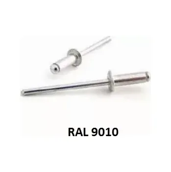 Nýt Trhací nýt AL/ST 4,0x8 RAL 9010 Bílá - Bralo