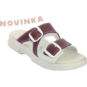 Dámská zdravotní obuv Santé N/517/55/078/016/BP dámské zdravotní pantofle fialová Barva: Fialová, Velikost: 38, Stélka: Anatomicky tvarovaná