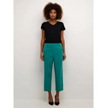 Pánské kalhoty Kaffe Kalhoty z materiálu Sakura 10506127 Zelená Relaxed Fit 36