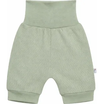 Kojenecké šaty Baby Service Kojenecké kraťasy vlnky mintová - Vel. 62