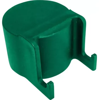 Příslušenství pro plot Čepička sloupku Ø 48 mm s háčky na čele, zelená