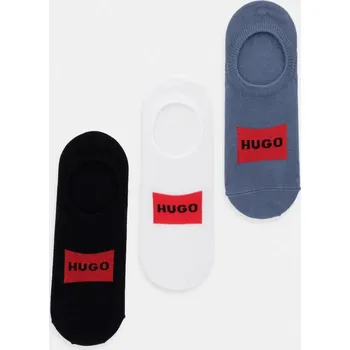 Ponožky HUGO 3P LC LABEL CC 3-pack 50496082 bílá 00C, vel. 39-42