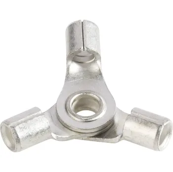 Kabelové oko Vogt Verbindungstechnik 3532a3 křížové oko Průřez (max.)=6 mm² Ø otvoru=4 mm bez izolace kov 1 ks