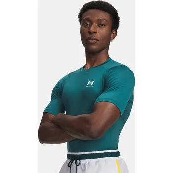 Pánské tričko Pánské tričko Under Armour UA HG Armour Comp SS-GRN 1361518-338 Zelená 3XL