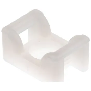 Stahovací páska Držák kabelových stahovacích pásek pro 6mm široké pásky 18mm 12 mm barva Přírodní samolepicí HellermannTyton