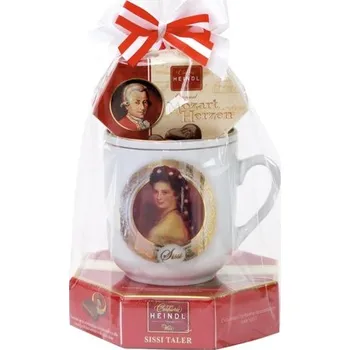 Bonboniéra HEINDL Sissi hrníček (dárkové balení) 139g