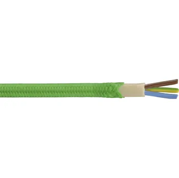 elektrický kabel Kash připojovací kabel 3 x 0.75 mm² zelená metrové zboží