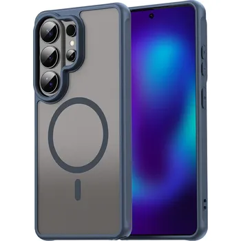 Pouzdro na mobilní telefon Techsuit HaloFrost II MagSafe pro Samsung Galaxy S26 Ultra - tmavě modrá