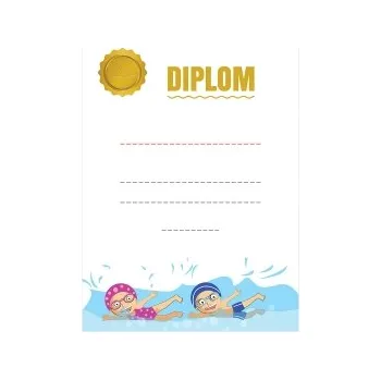 Sportovní diplom - Plavání - A5 DIP-029-A5 Nižší cena pro více kusů!