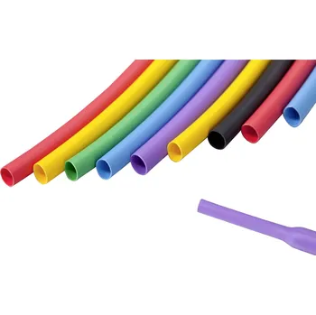 Hongshang H-2(Z)9.5 - 4.8 smršťovací bužírka bez lepidla černá 9.50 mm 4.80 mm Poměr smrštění:2:1 metrové zboží