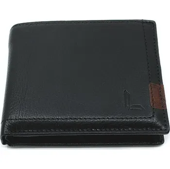 Peněženka LAGEN BX003Z – pánská kožená peněženka černá (kožená peněženka na šířku)