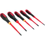 Sada šroubováků Ergo™™, izolovaných, úzka čepel, 5 ks, PH+PZ