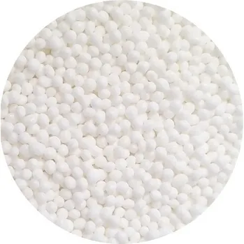 Jedlá dekorace na dort Cukrové zdobení Perličky bílé, máček 50g