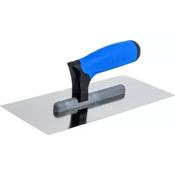 Zednické hladítko Hladítko nerezové zubové softgrip | 270x130 mm