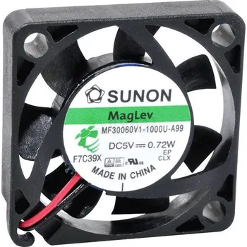 Průmyslový ventilátor Sunon MF30060V21000UA99 axiální ventilátor, 5 V/DC, 6.28 m³/h, (d x š x v) 30 x 30 x 6 mm, MF30060V21000UA99