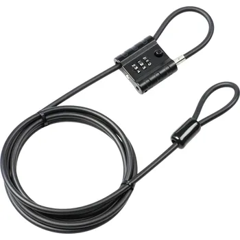 Zámek na kolo Burg Wächter Snap plus Lock 725 300 lankový zámek černá číslicový zámek