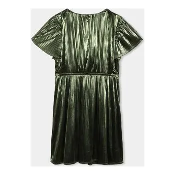 Dámské šaty MICHAEL KORS KIDS Každodenní šaty R12172 Zelená Regular Fit 12Y