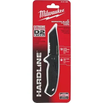 Pracovní nůž Milwaukee Hardline zavírací nůž - zoubkovaný