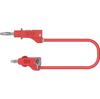 Měřicí kabel Electro PJP 2110-CD1-25R měřicí kabel banánková zástrčka banánková zástrčka 25 cm červená 1 ks