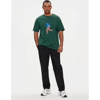 Pánské tričko New Balance T-Shirt Athletics MT41579 Zelená Relaxed Fit S