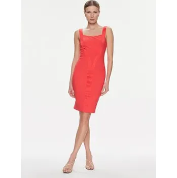 Dámské šaty Marciano Guess Koktejlové šaty 4RGK13 6869Z Červená Slim Fit 36
