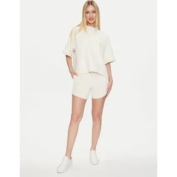 Puma Sportovní kraťasy Ess Elevated 677946 Écru Regular Fit XS