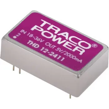 Měnič napětí TracoPower THD 12-2422 DC/DC měnič napětí do DPS 24 V/DC 12 V/DC, -12 V/DC 500 mA 12 W Počet výstupů: 2 x Obsah 1 ks