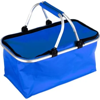 VETRO PLUS Košík kempingový skládací 48x24x28cm Al+polyester MO