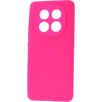Pouzdro na mobilní telefon Zadní kryt Silicone Lite pro Xiaomi Redmi Note 14 Pro 5G fuchsiový