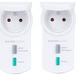 zásuvka dálkově ovládaná, venkovní IP44, 2ks, rozšiřující sada, IP44, dosah 30m